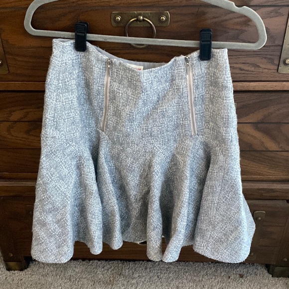 Rebecca Taylor Tweed Flounce Skirt, Size 4 - Picture 3 of 5